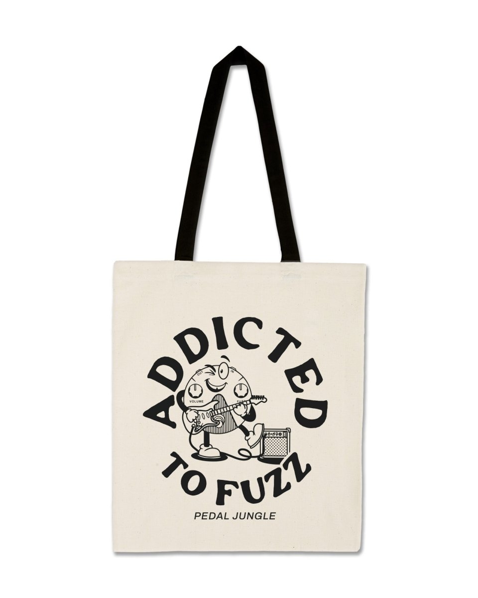 Addicted To Fuzz Premium Organic Tote Bag Natural - Pedal Jungle