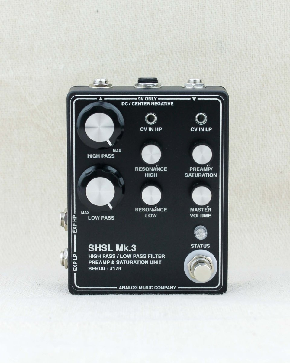 Analog Music Company So High So Low Filter Preamp FX Pedal [Black] - Pedal Jungle