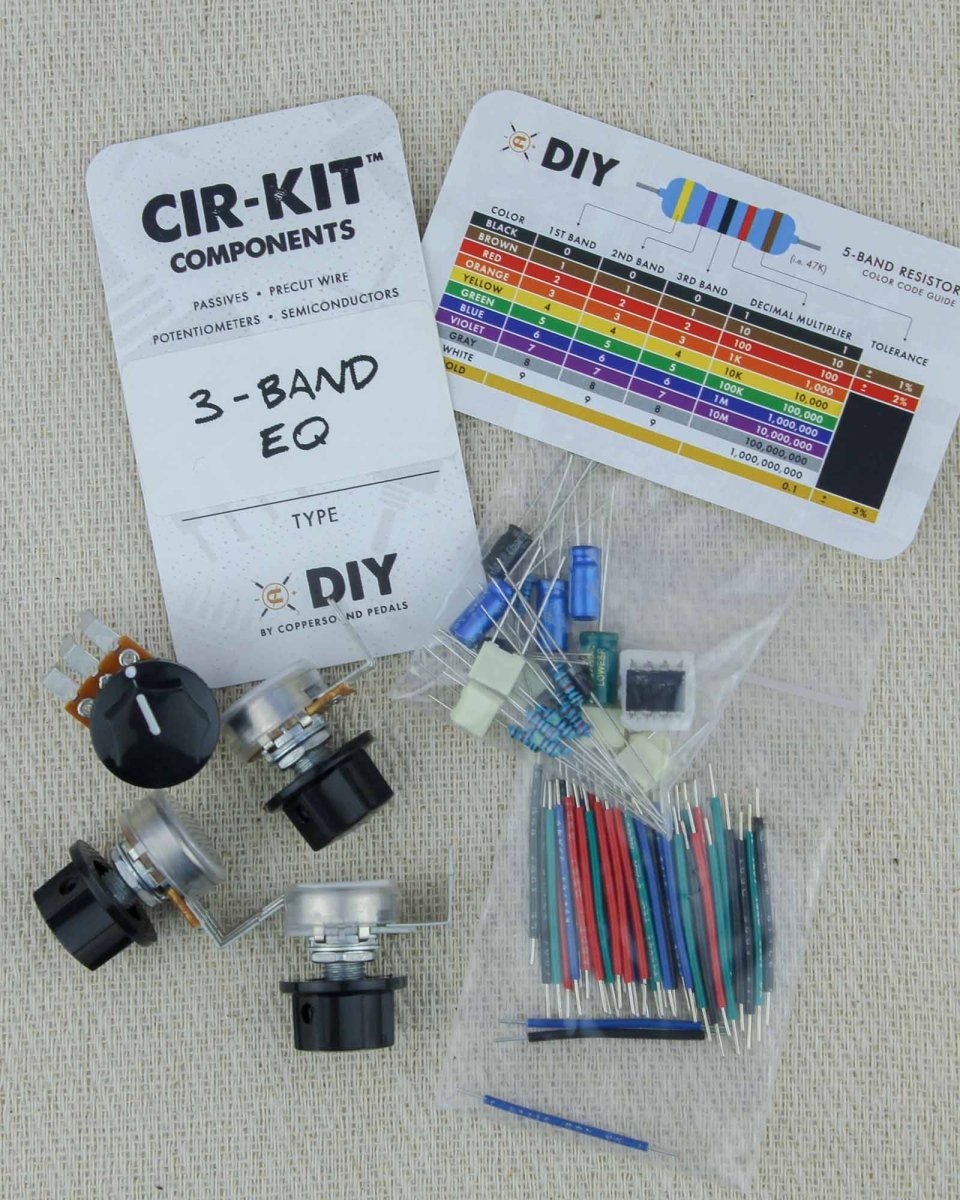 CopperSound Pedals DIY Cir-Kit Components 3-Band EQ - Pedal Jungle
