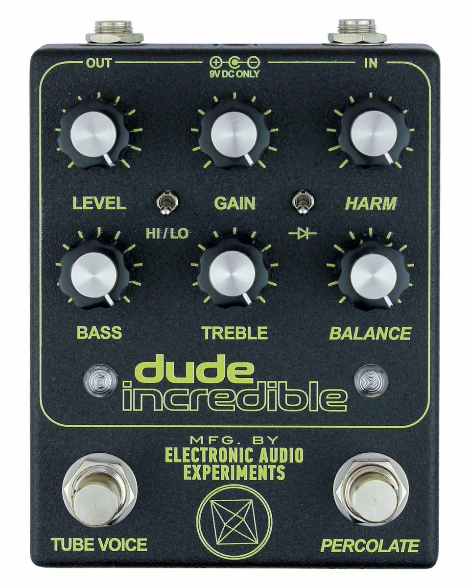 Electronic Audio Experiments Dude Incredible Distortion FX Pedal - Pedal Jungle