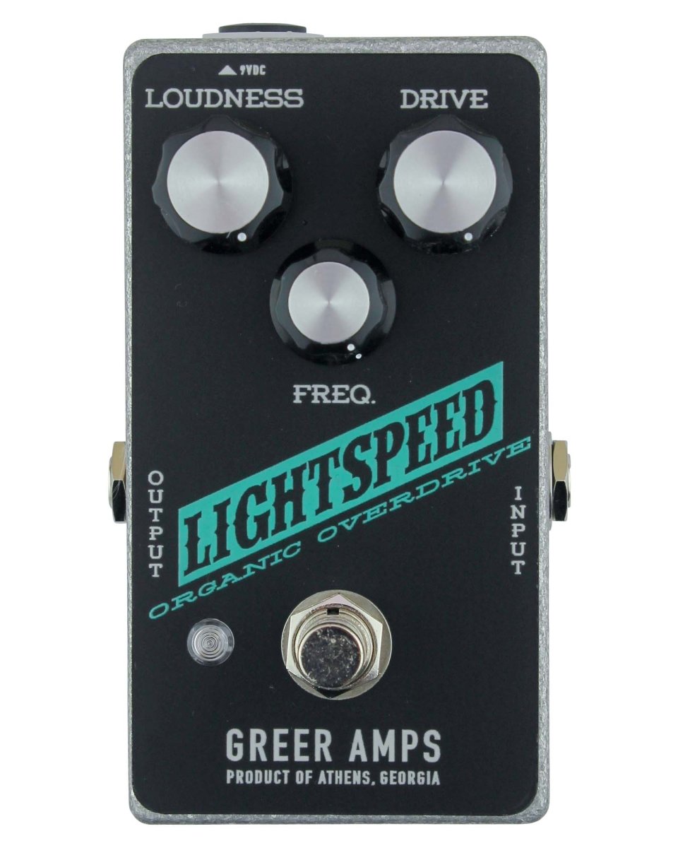 Greer Amps Lightspeed Organic Overdrive FX Pedal [Daphne] - Pedal Jungle