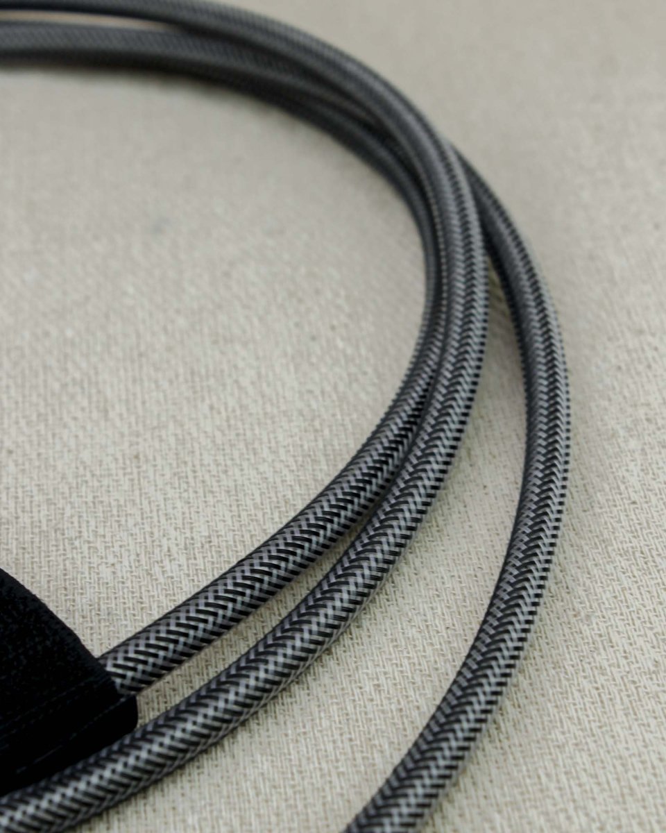 Revelation Cable Co. Silver Tweed 8' Premium Instrument Cable - Pedal Jungle
