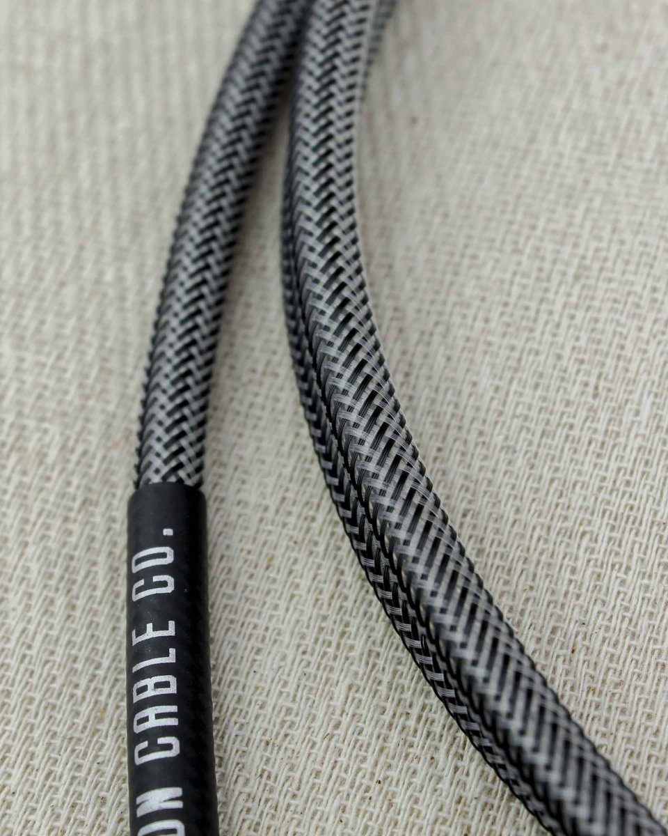 Revelation Cable Co. Silver Tweed 8' Premium Instrument Cable - Pedal Jungle