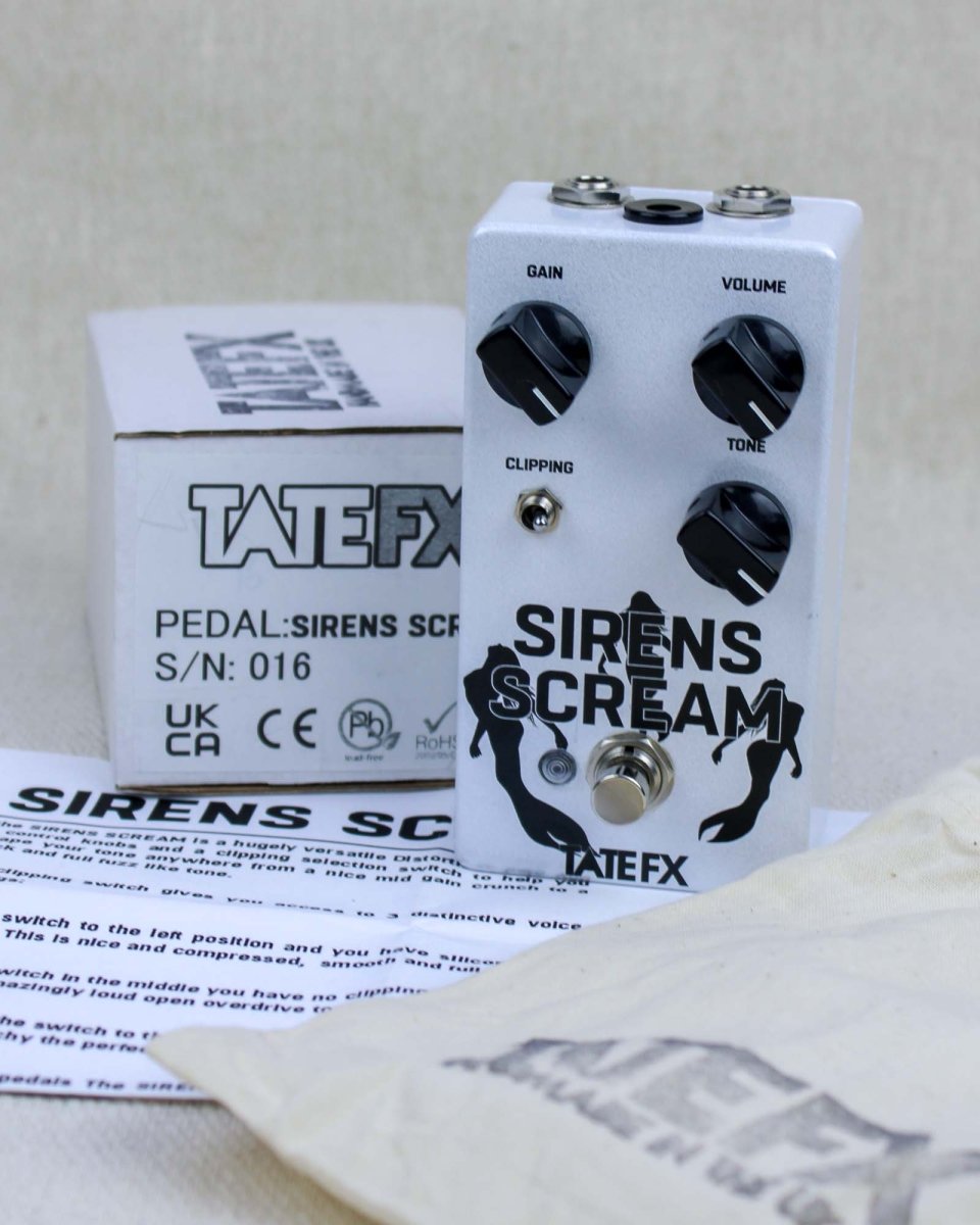 siren pedals Sirens Scream Distortion FX Pedal | Tate FX