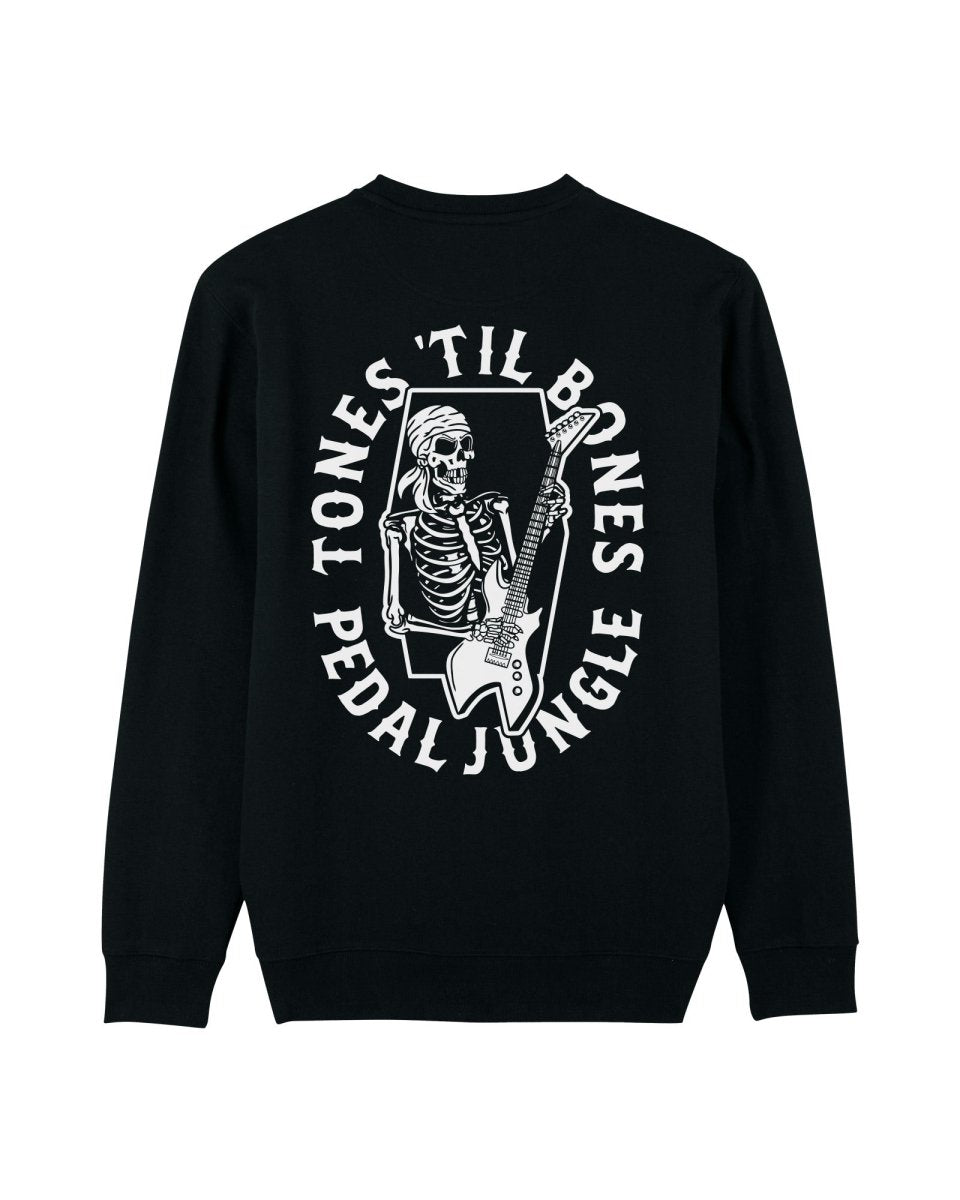 Tones 'Til Bones Organic Vegan Sweatshirt Black – Pedal Jungle