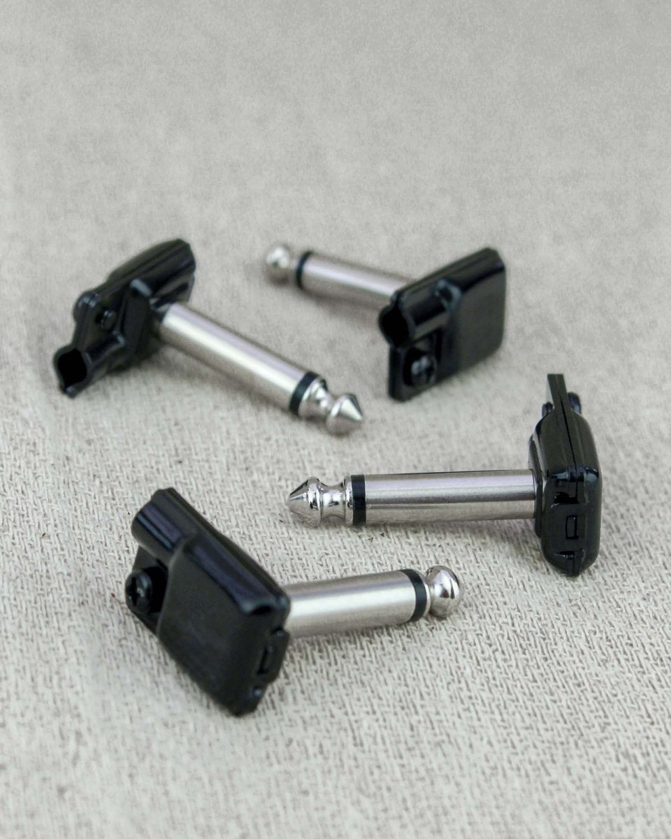 Evidence Audio ESP DIY Soldered Right Angle Connector Black - Pedal Jungle