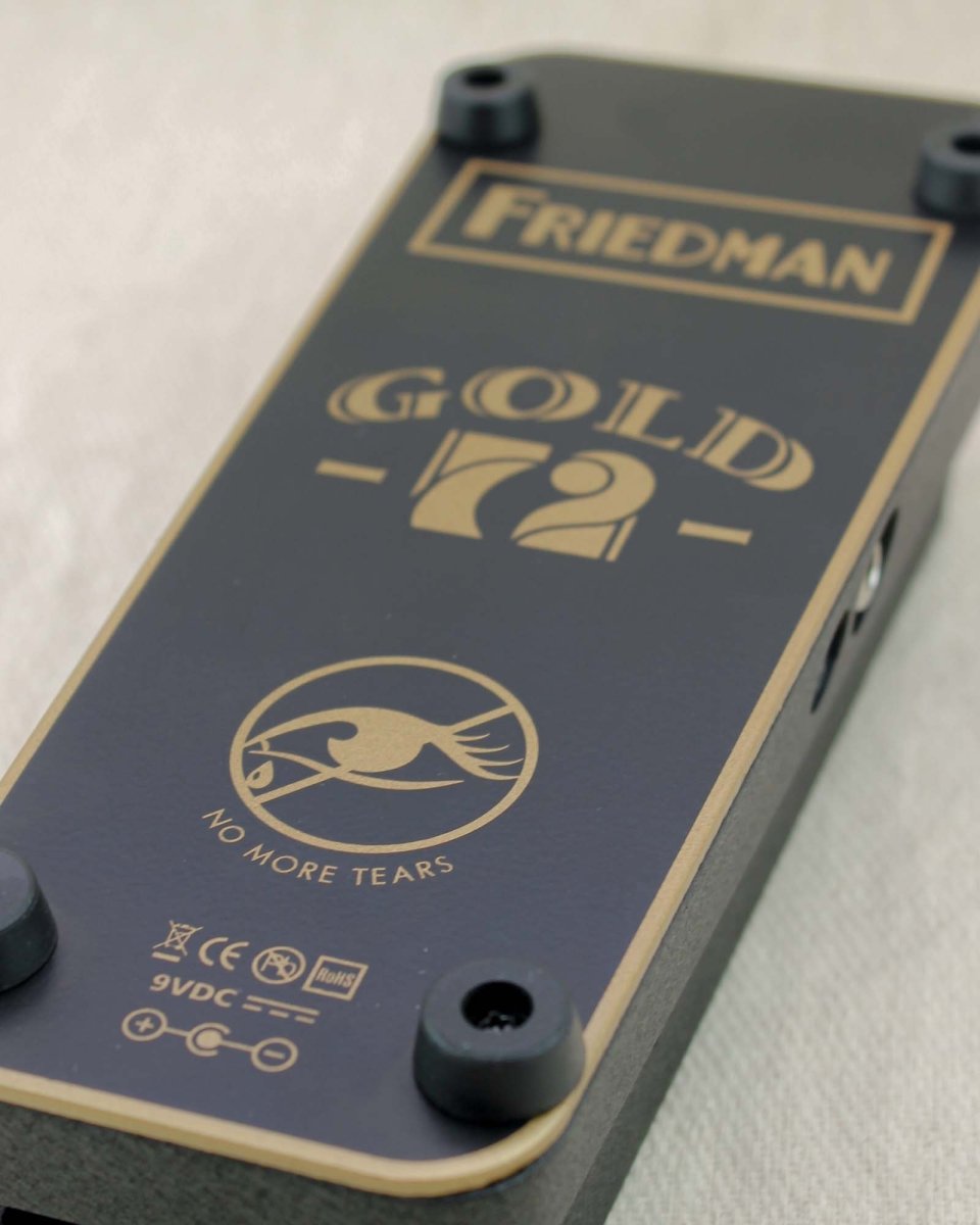 Friedman No More Tears Gold 72 Wah FX Pedal - Pedal Jungle