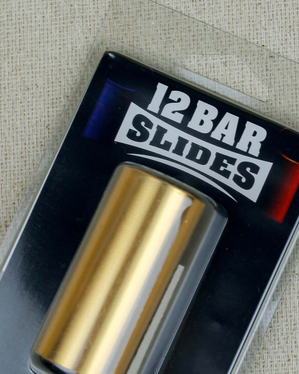 12 Bar Slides Aluminium Guitar Slide Gold Rush - Pedal Jungle