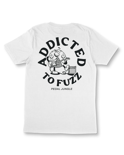 Addicted To Fuzz Organic Vegan T-shirt White