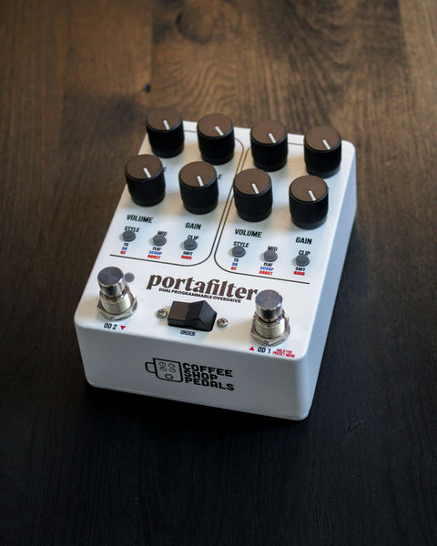 Coffee Shop Pedals Portafilter Dual Overdrive FX Pedal