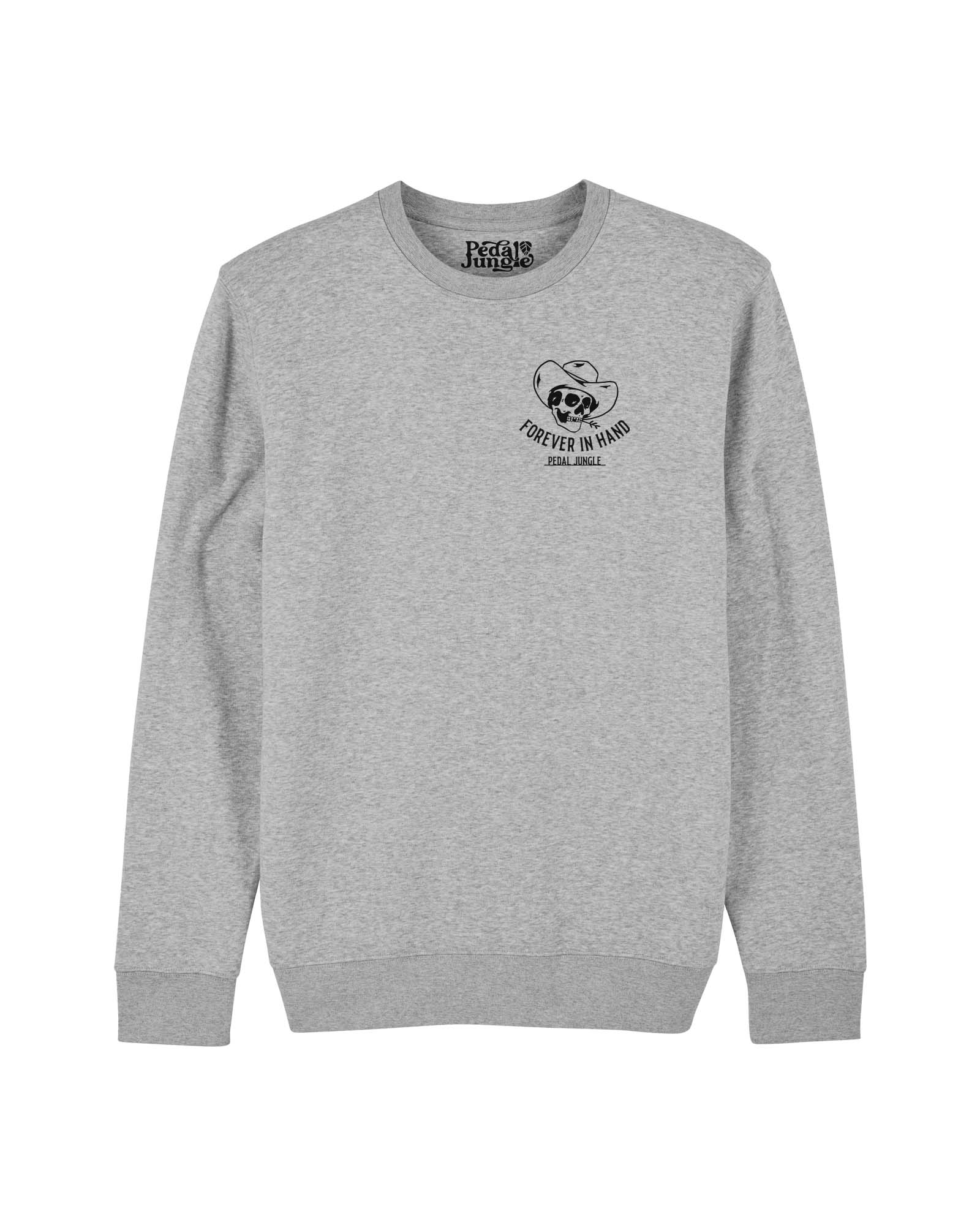 Forever In Hand Organic Vegan Sweatshirt Grey