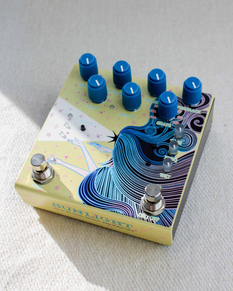 Old Blood Noise Endeavors Sunlight Stereo Modulated Reverb FX Pedal [Yellow]