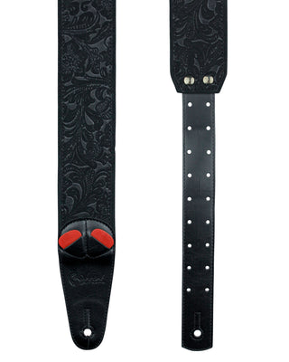 Right On! Straps Sandokan Black Vegan Guitar Strap