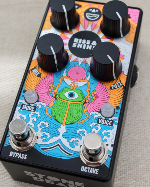 Stone Deaf FX Rise & Shine Fuzz, Octave Up Fuzz, Octave Tremolo FX Pedal [Used]