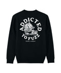 Addicted To Fuzz Organic Vegan Sweatshirt Black - Pedal Jungle