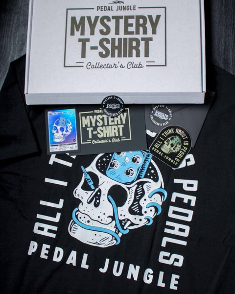 All I Think About Is Pedals Mystery Club Vault Edition 1 T-shirt Black - Pedal Jungle