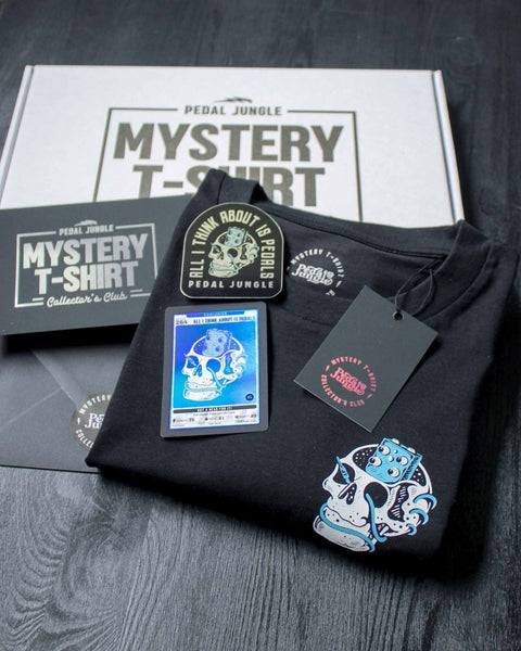 All I Think About Is Pedals Mystery Club Vault Edition 1 T-shirt Black - Pedal Jungle
