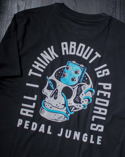 All I Think About Is Pedals Mystery Club Vault Edition 1 T-shirt Black - Pedal Jungle