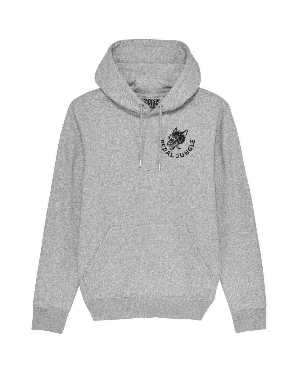 Always On The Hunt Organic Vegan Hooded Top Grey - Pedal Jungle