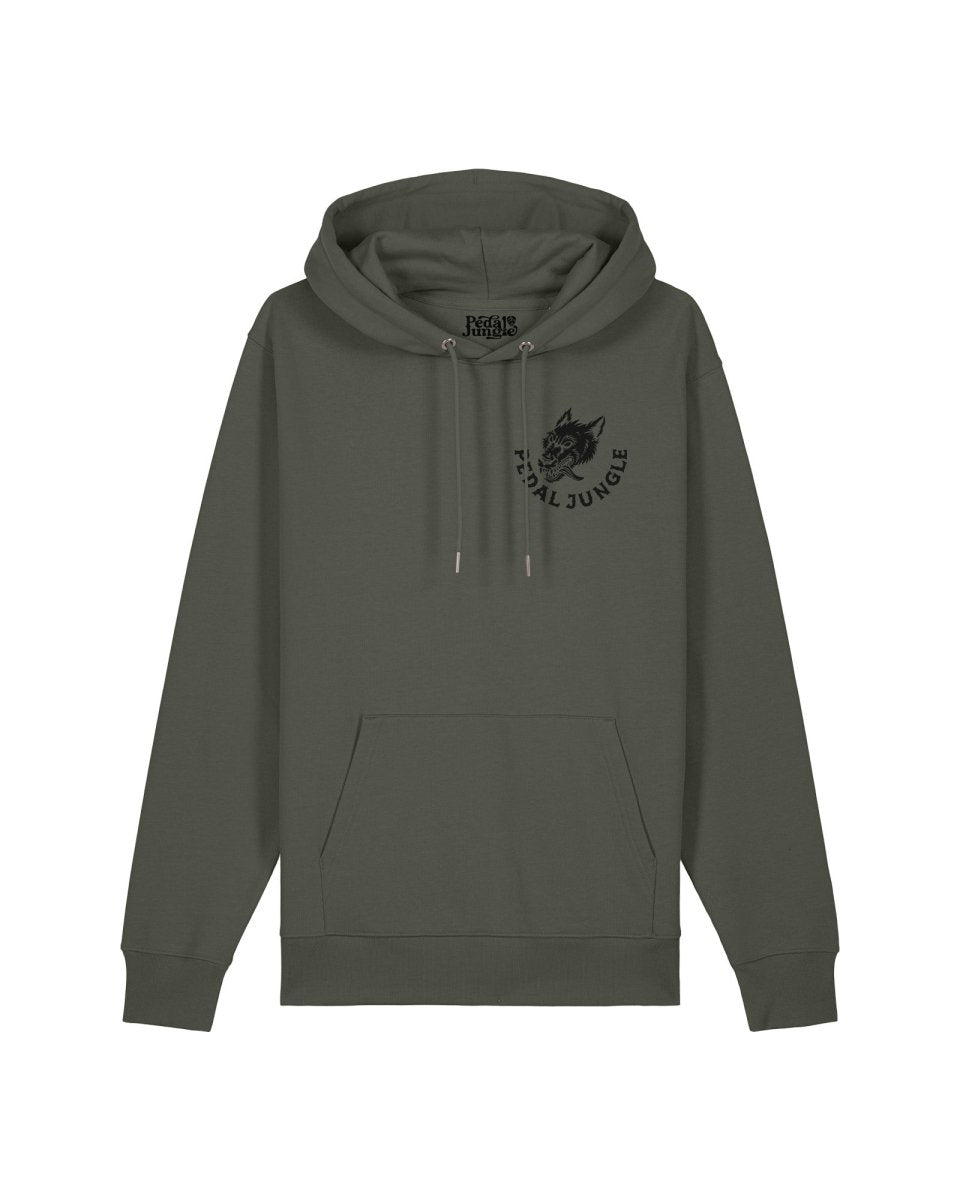 Always On The Hunt Organic Vegan Hooded Top Khaki - Pedal Jungle