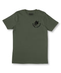 Always On The Hunt Organic Vegan T-shirt Khaki - Pedal Jungle
