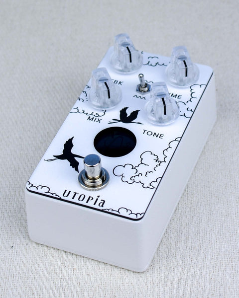 Anasounds Utopia Mk2 Delay Limited Edition White FX Pedal [Used] - Pedal Jungle