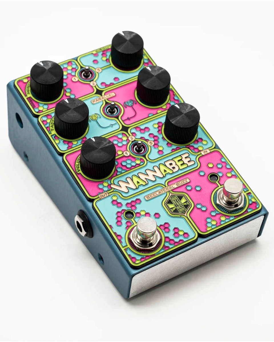 Beetronics Wannabee Beelateral Buzz Dual Drive FX Pedal - Pedal Jungle