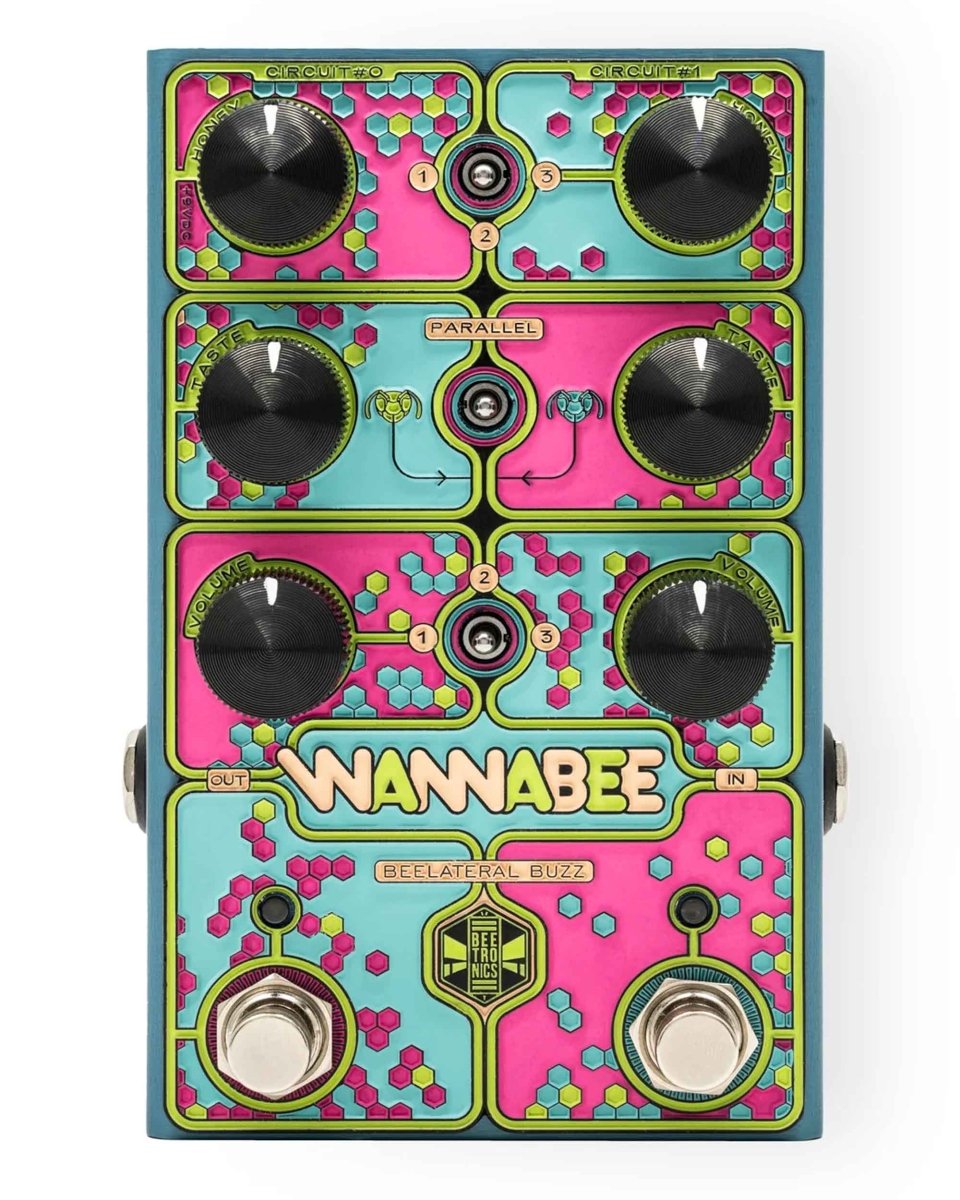 Beetronics Wannabee Beelateral Buzz Dual Drive FX Pedal - Pedal Jungle