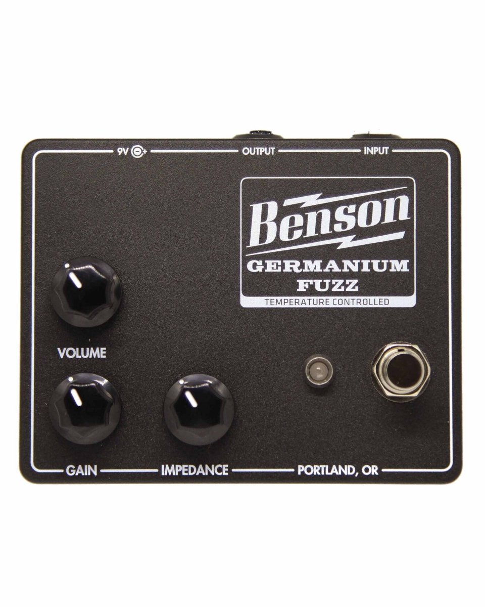 Benson Amps Germanium Fuzz FX Pedal [Studio Black] - Pedal Jungle