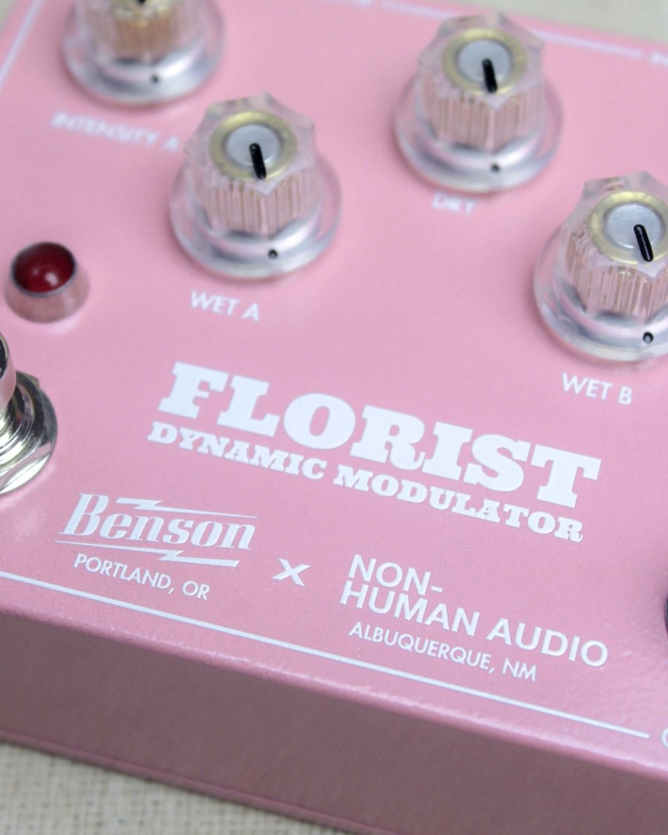 Benson Amps X Non - Human Audio Florist Dynamic Modulation FX Pedal - Pedal Jungle