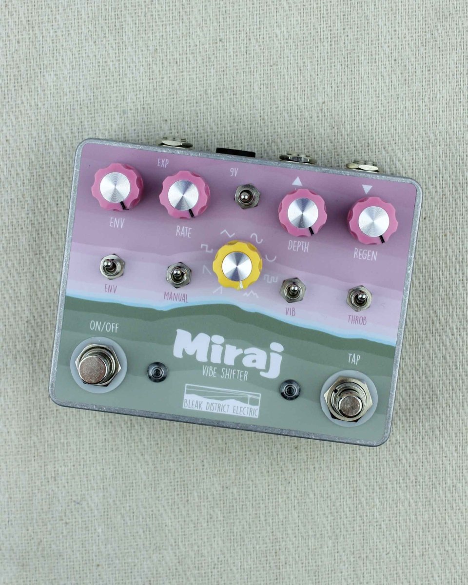 Bleak District Electric Miraj V2 Optical Phaser FX Pedal - Pedal Jungle