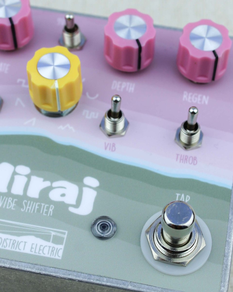 Bleak District Electric Miraj V2 Optical Phaser FX Pedal - Pedal Jungle