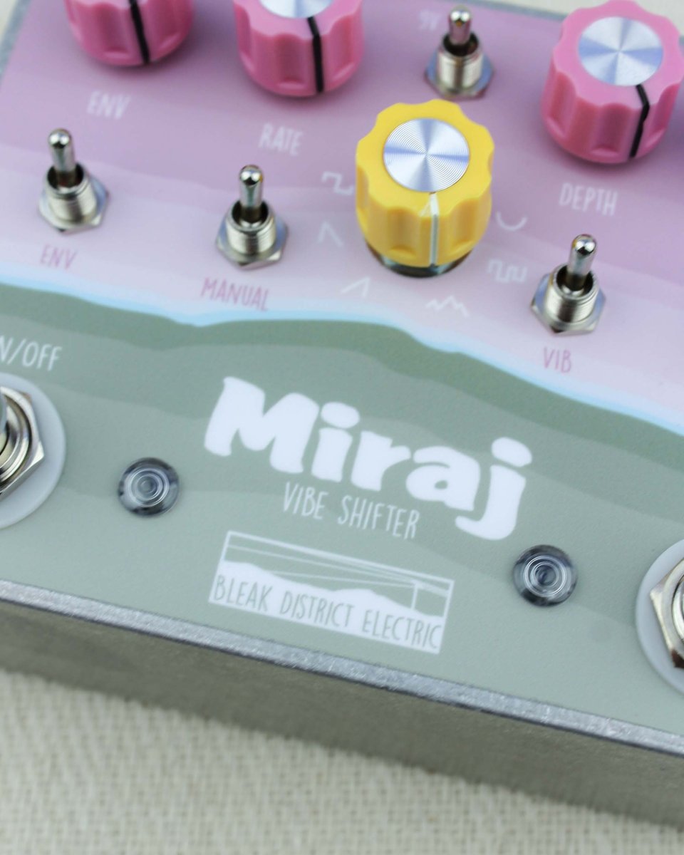 Bleak District Electric Miraj V2 Optical Phaser FX Pedal - Pedal Jungle