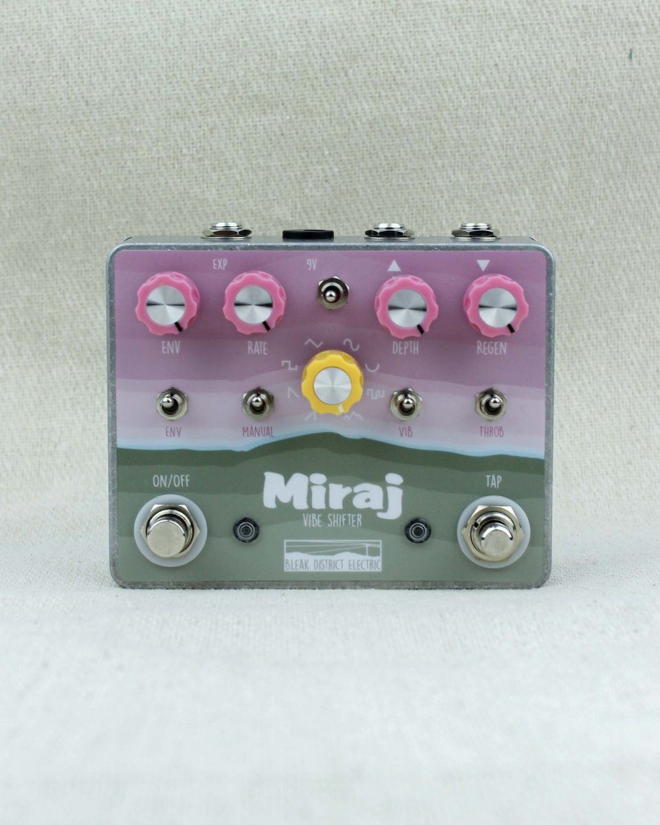 Bleak District Electric Miraj V2 Optical Phaser FX Pedal - Pedal Jungle