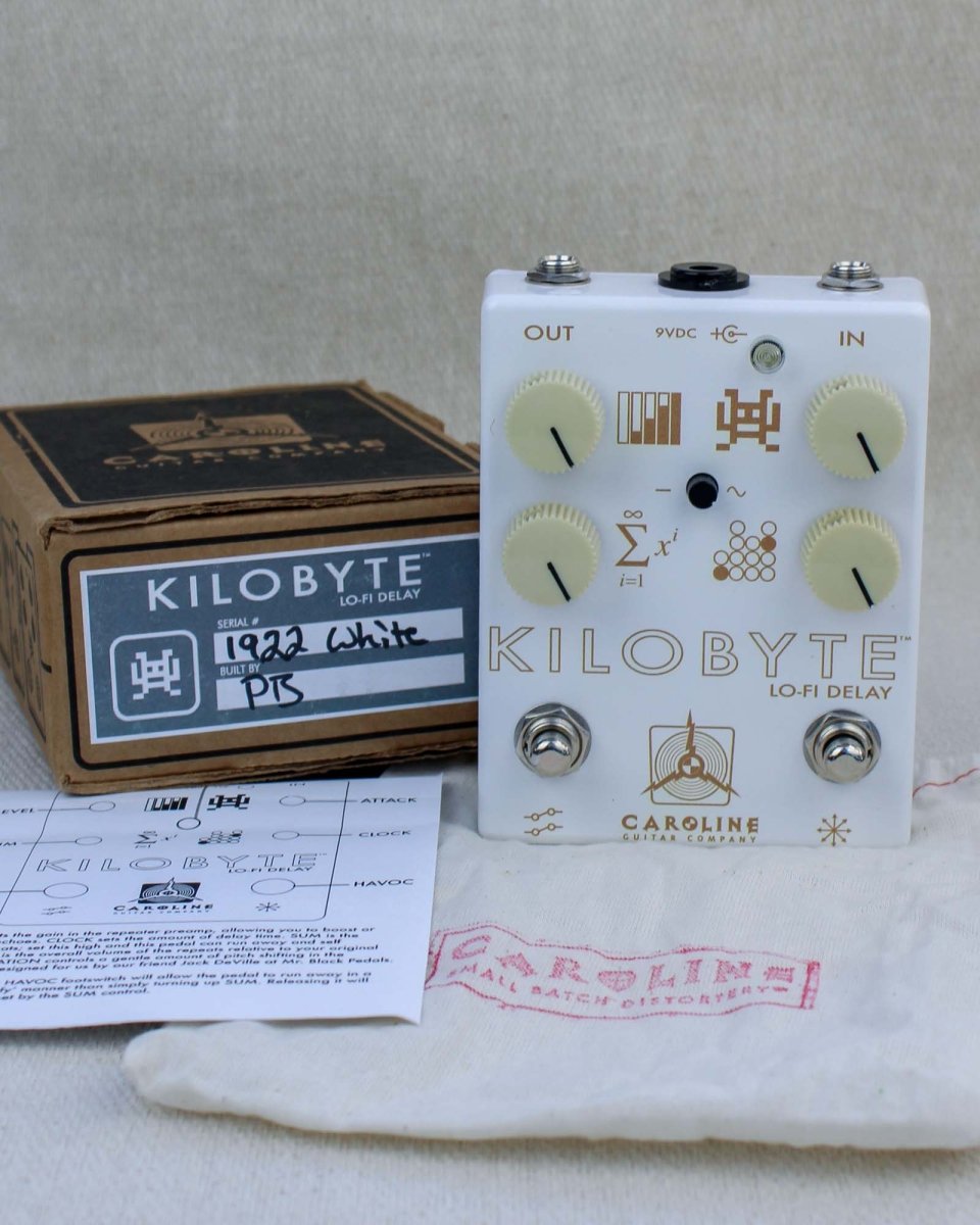 Kilobyte Lo-Fi Delay FX Pedal | Caroline Guitar Company | Used
