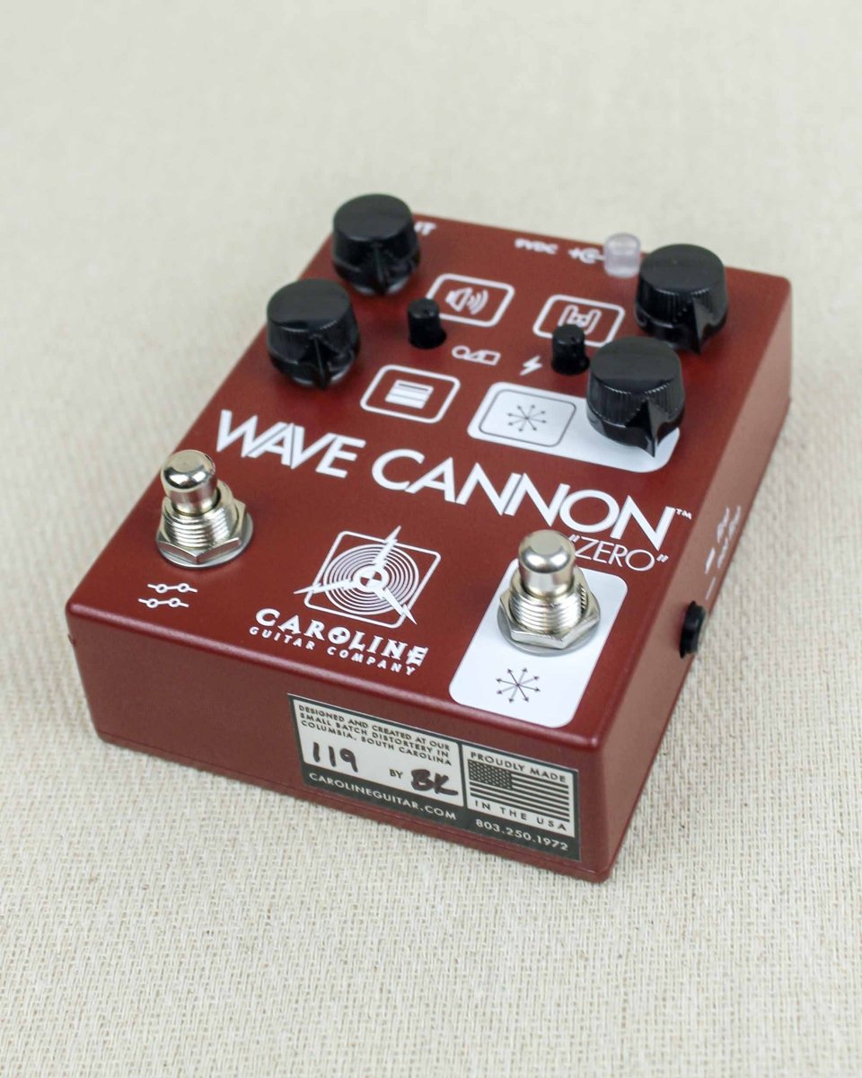 Caroline Guitar Company Wave Cannon Zero Distortion FX Pedal - Pedal Jungle