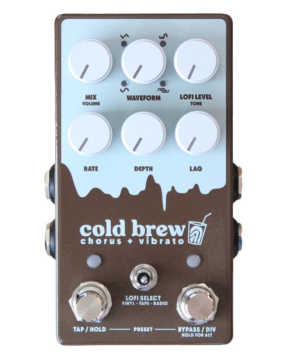 Cold Brew Chorus & Vibrato FX Pedal | Coffee Shop Pedals – Pedal