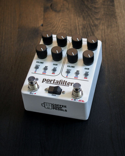 Coffee Shop Pedals Portafilter Dual Overdrive FX Pedal - Pedal Jungle