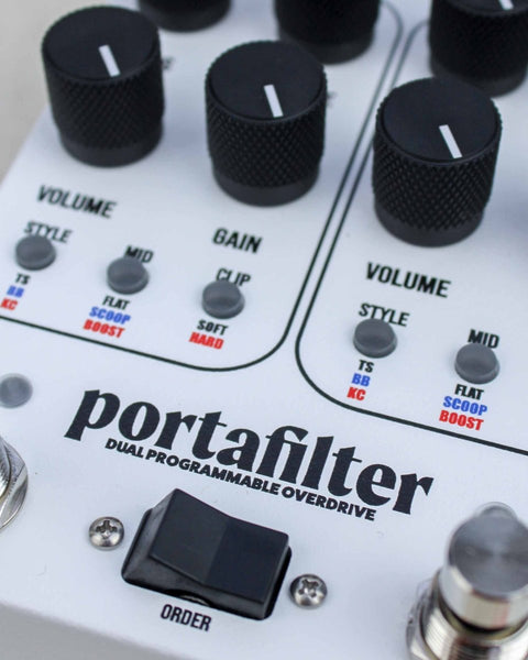 Coffee Shop Pedals Portafilter Dual Overdrive FX Pedal - Pedal Jungle