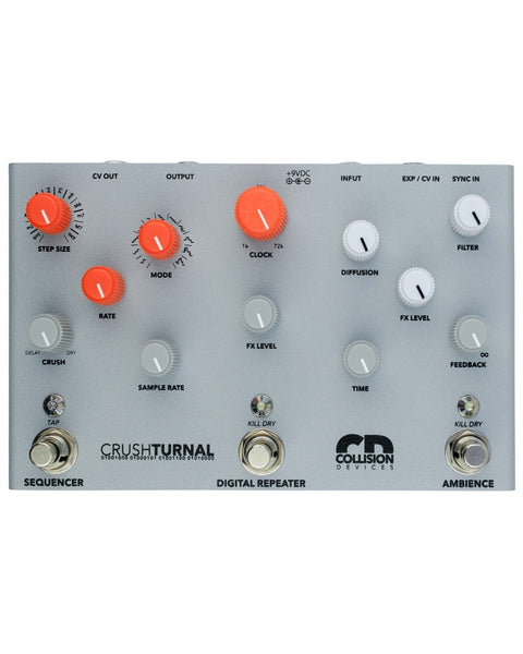 sequencer pedal Collision Devices Crushturnal Clock Sequencer FX Pedal – Pedal Jungle