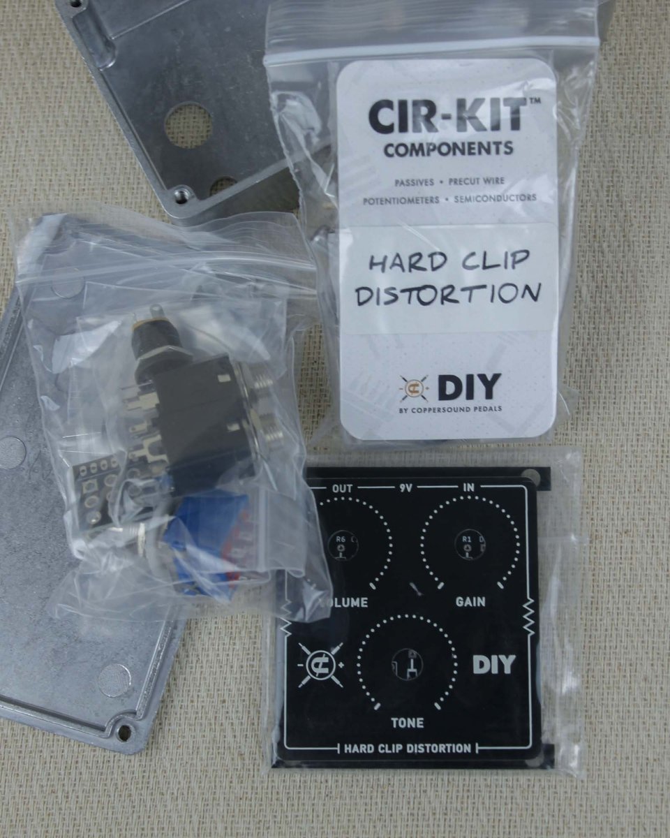 CopperSound Pedals DIY Cir - Kit Pedal Bundle Hard Clip Distortion - Pedal Jungle