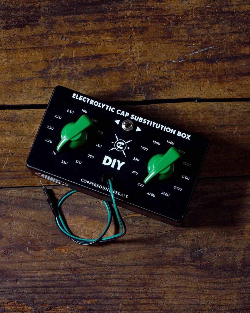 CopperSound Pedals DIY Substitution Box Electrolytic Capacitor - Pedal Jungle