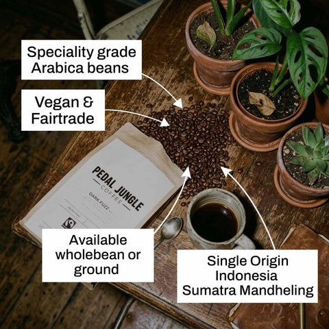 Dark Fuzz No.1 Whole Bean & Ground Coffee - Pedal Jungle