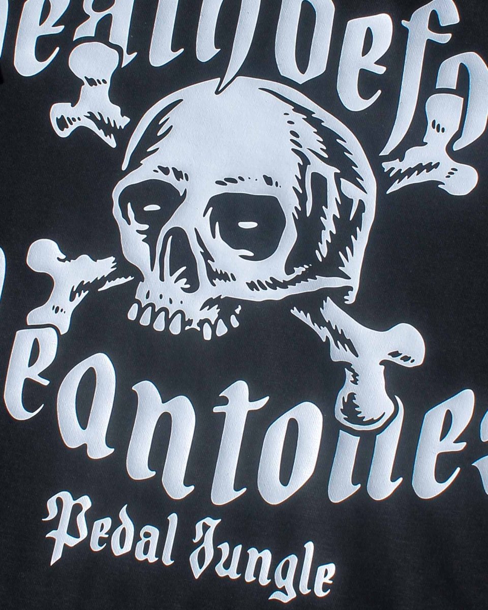 Death Before Clean Tones Organic Vegan T-shirt Black - Pedal Jungle