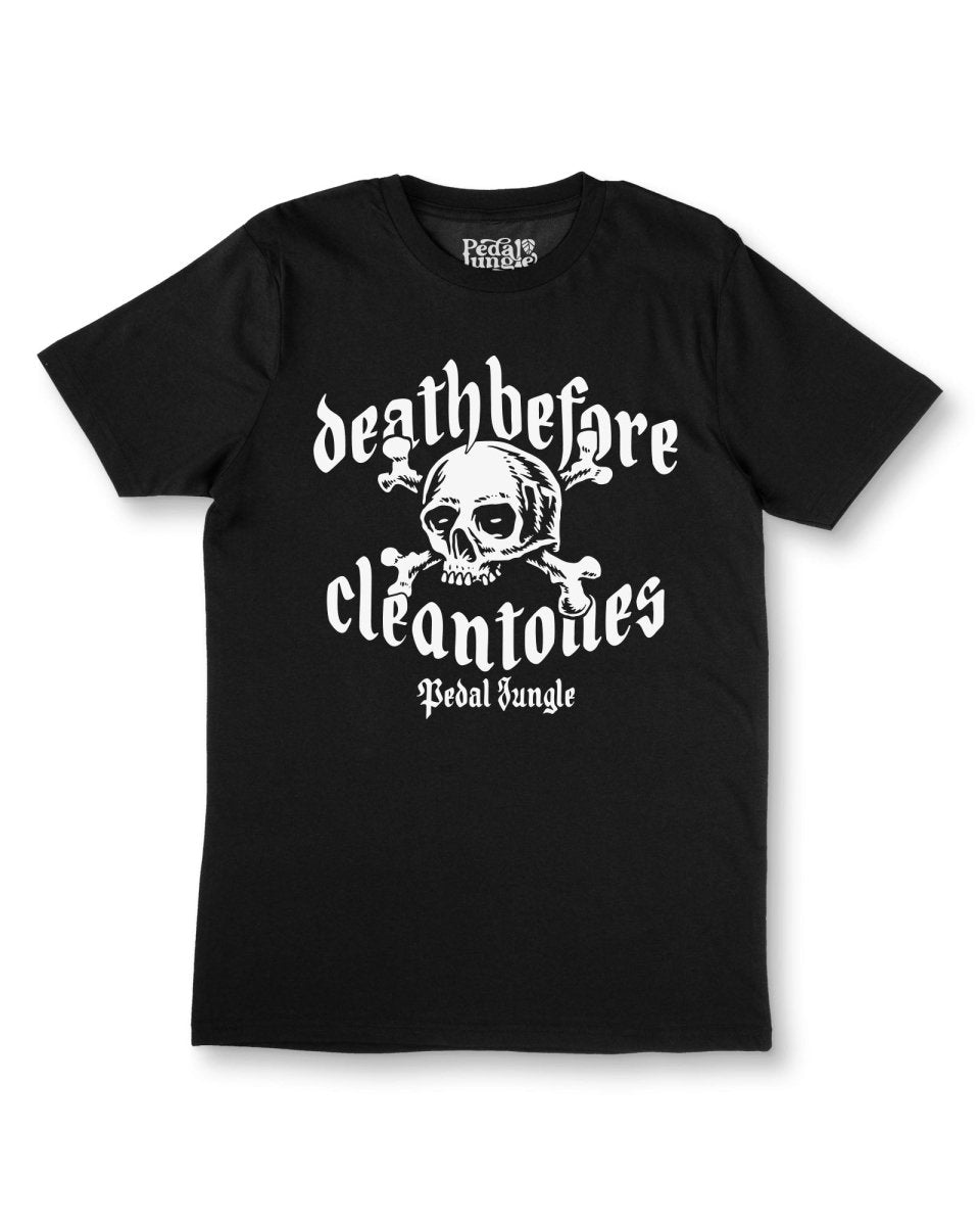 Death Before Clean Tones Organic Vegan T-shirt Black - Pedal Jungle