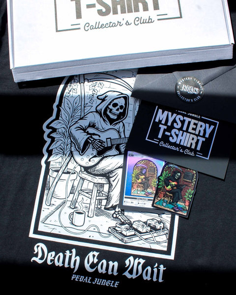 Death Can Wait Mystery Club Vault Edition 2 T-shirt Black - Pedal Jungle