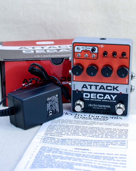 Electro - Harmonix Attack Decay Tape Reverse Simulator FX Pedal [Used] - Pedal Jungle