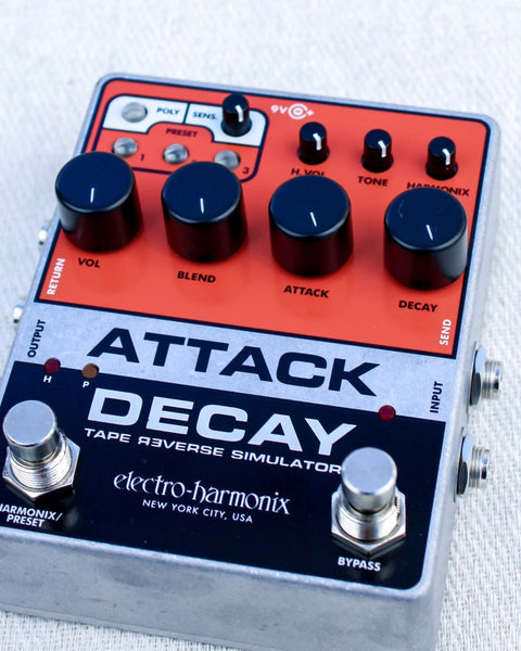 Electro - Harmonix Attack Decay Tape Reverse Simulator FX Pedal [Used] - Pedal Jungle