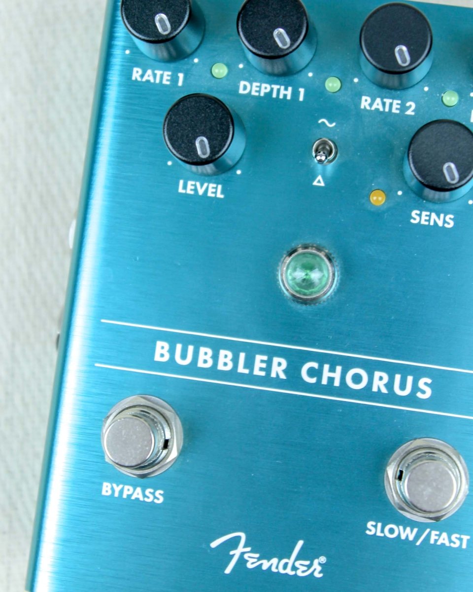 Fender Bubbler Analog Chorus/Vibrato Pedal FX Pedal [Used] - Pedal Jungle