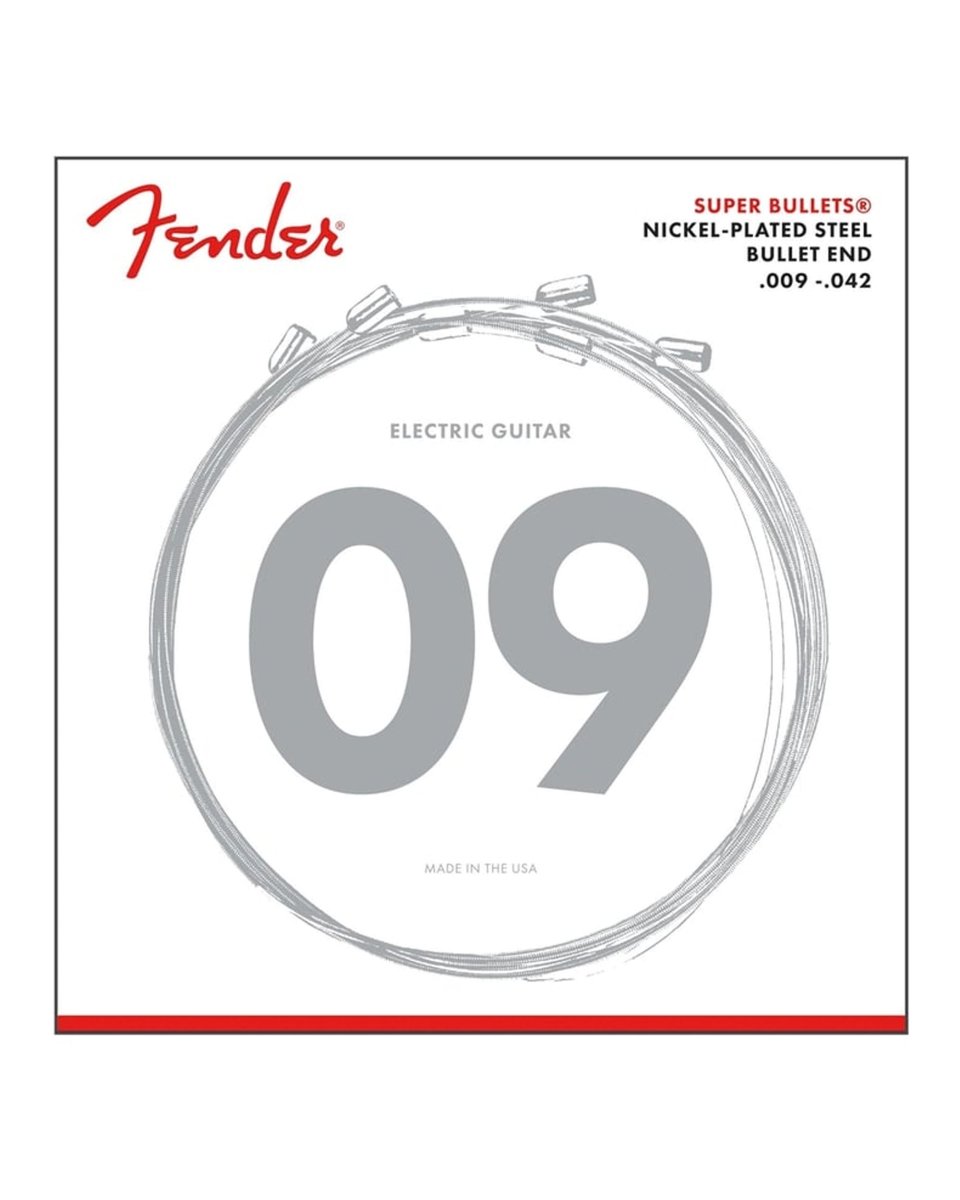 Fender Super Bullets Nickel Plated Guitar Strings 09s - Pedal Jungle